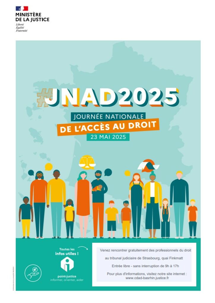 Journée accès au droit Journée d'accès au droit 2025 Strasbourg